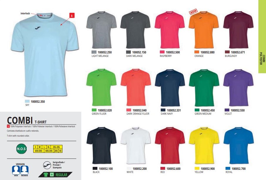 Camisetas Joma Combi 100052.600